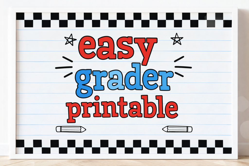 easy grader printable