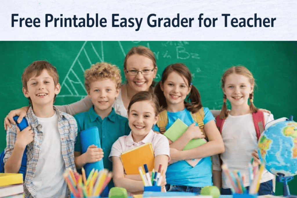 free printable easy grader for teacher