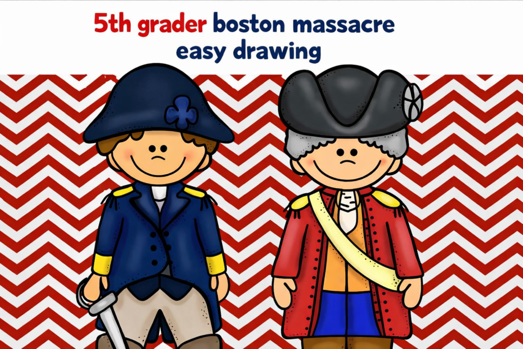 5th grader boston massacre easy drawing