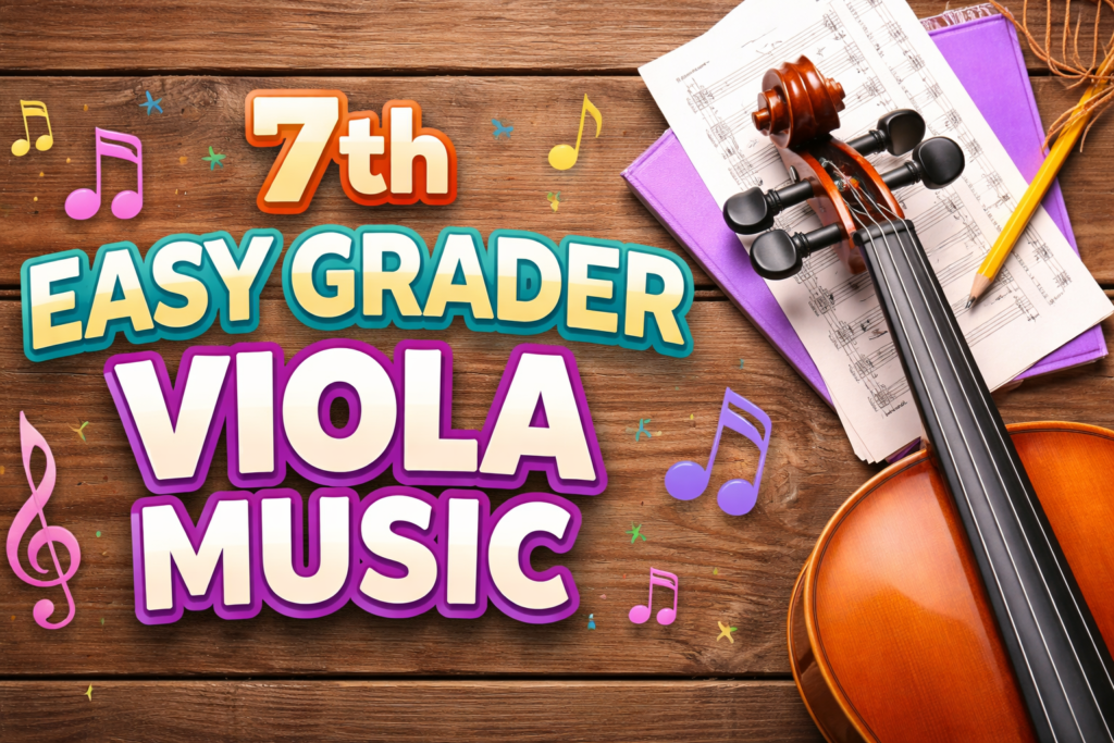7th easy grader viola music