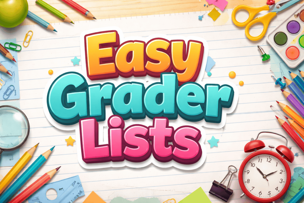 easy grader lists