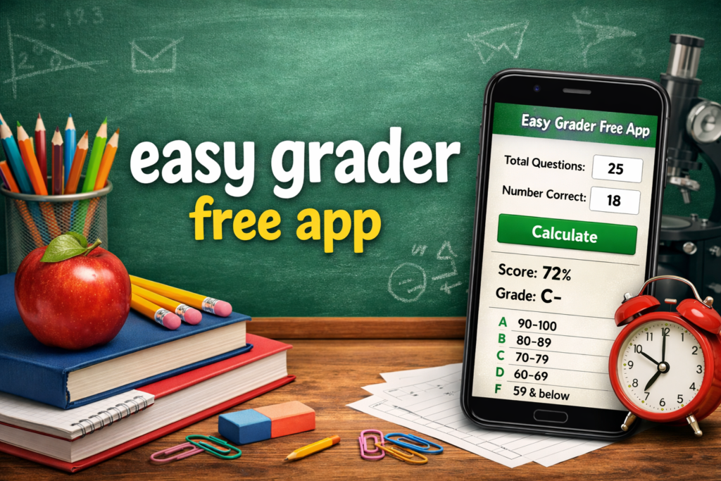 Easy Grader Free App Smart Way Teachers Save Time Grading