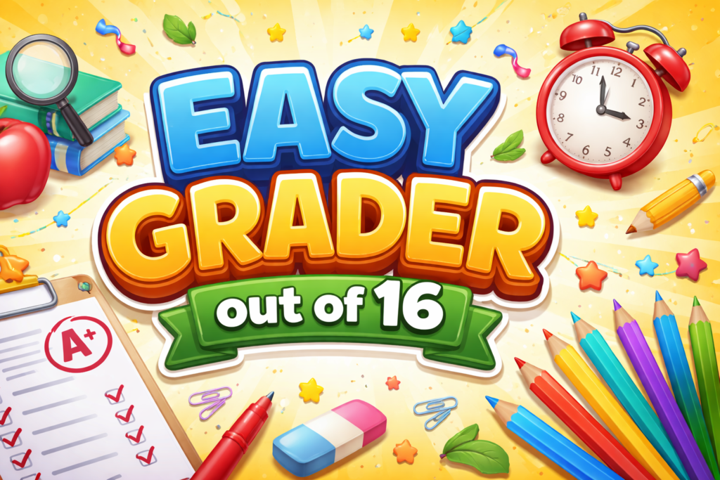 Easy Grader Out of 16 Simple Accurate And Powerful Guide 