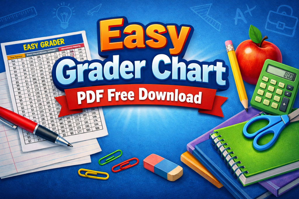 Easy Grader Chart PDF Free Download Guide for Teachers 