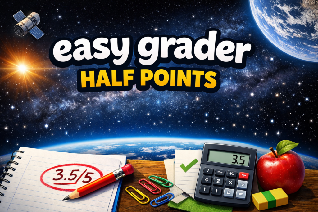 easy grader half points